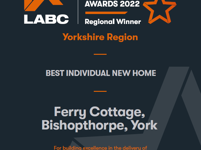 Best Individual New Home Award