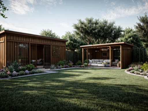 Garden Home Office example