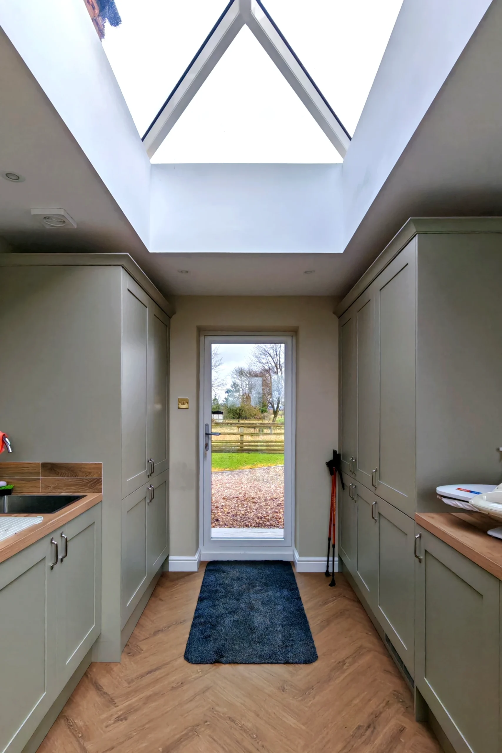 Side Extension Link Extension with Roof Lantern and Utility Boot Room